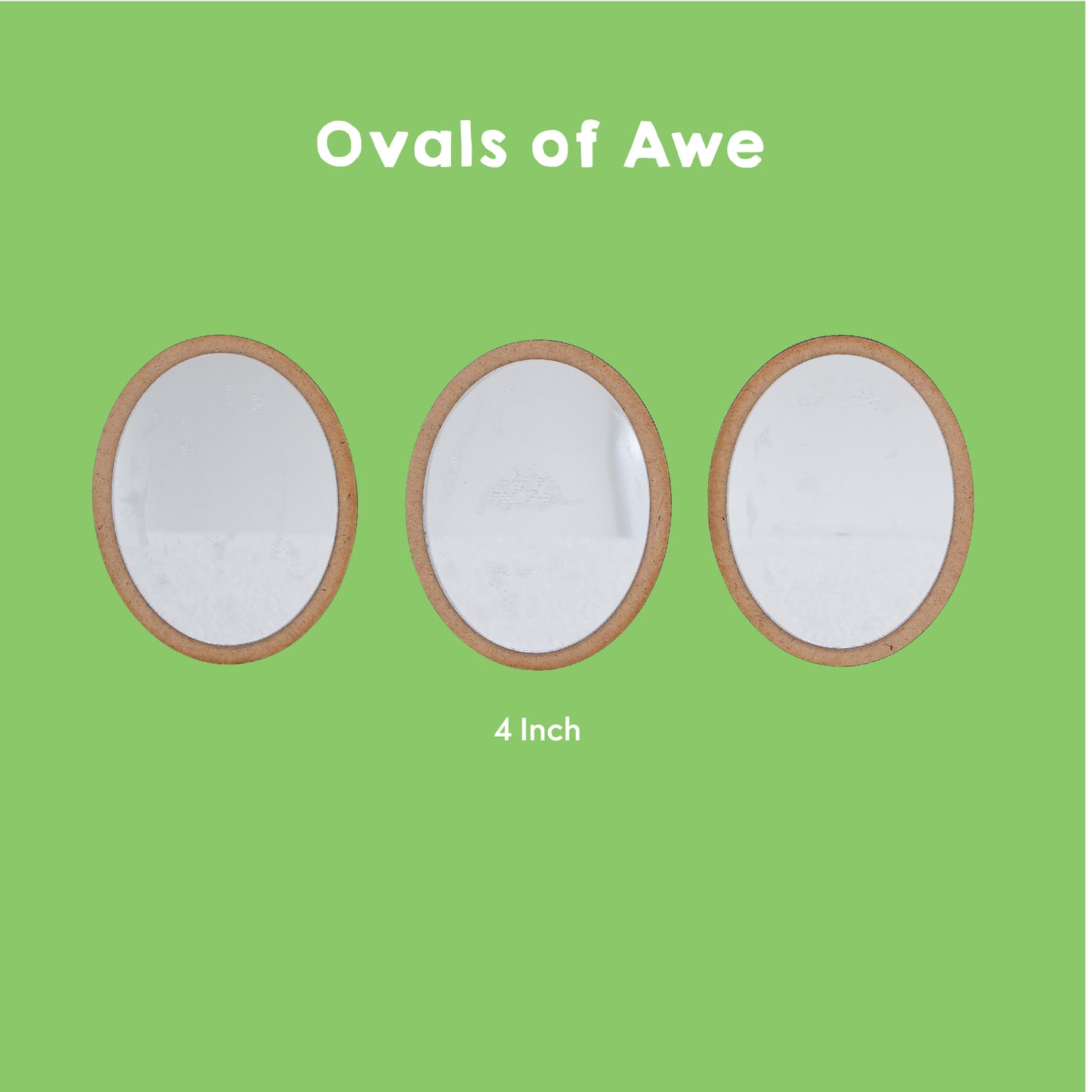 Ovals of Awe | DIY Aesthetic Clay Mirror | hoblie