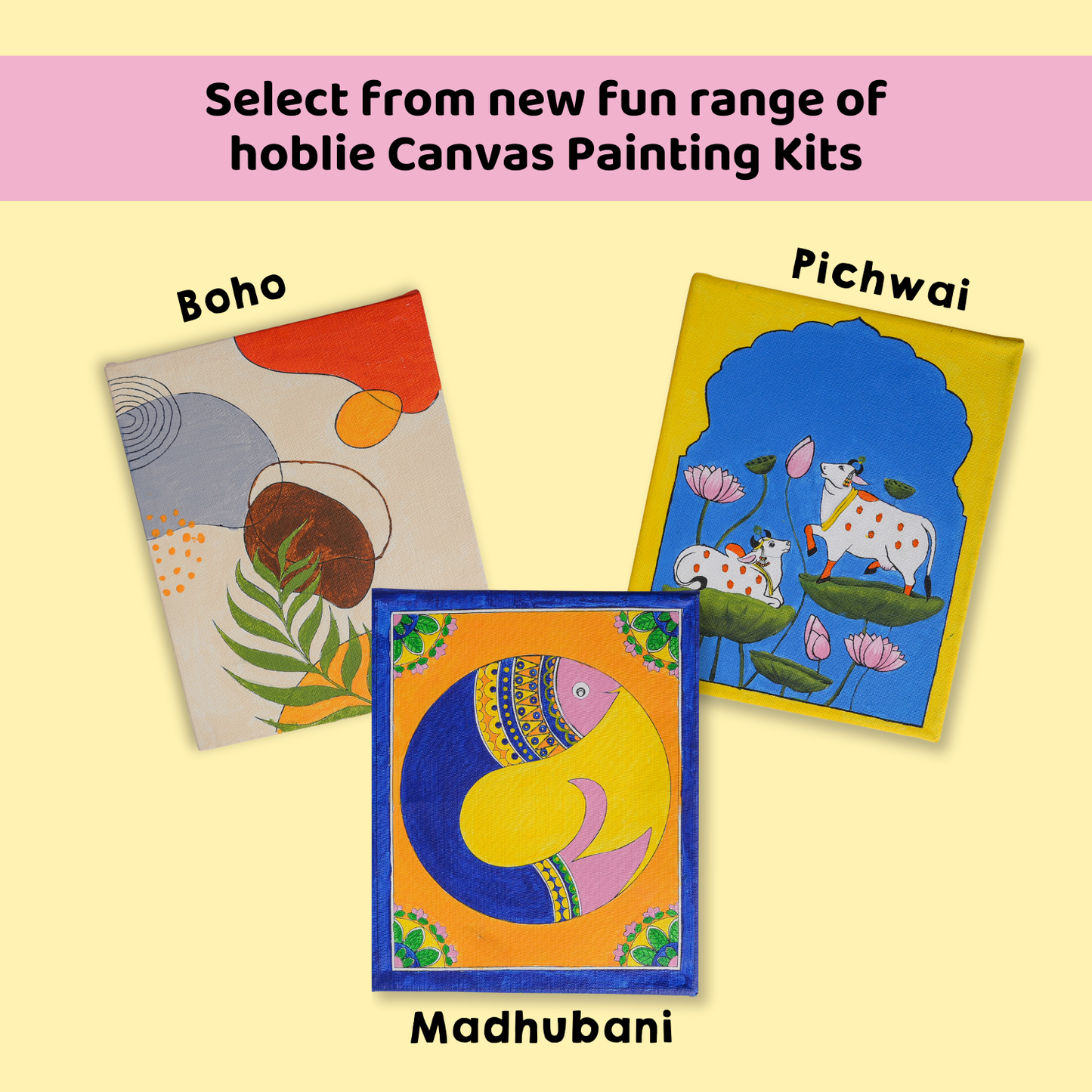 Madhubani art | DIY painting kit for adults – hoblie