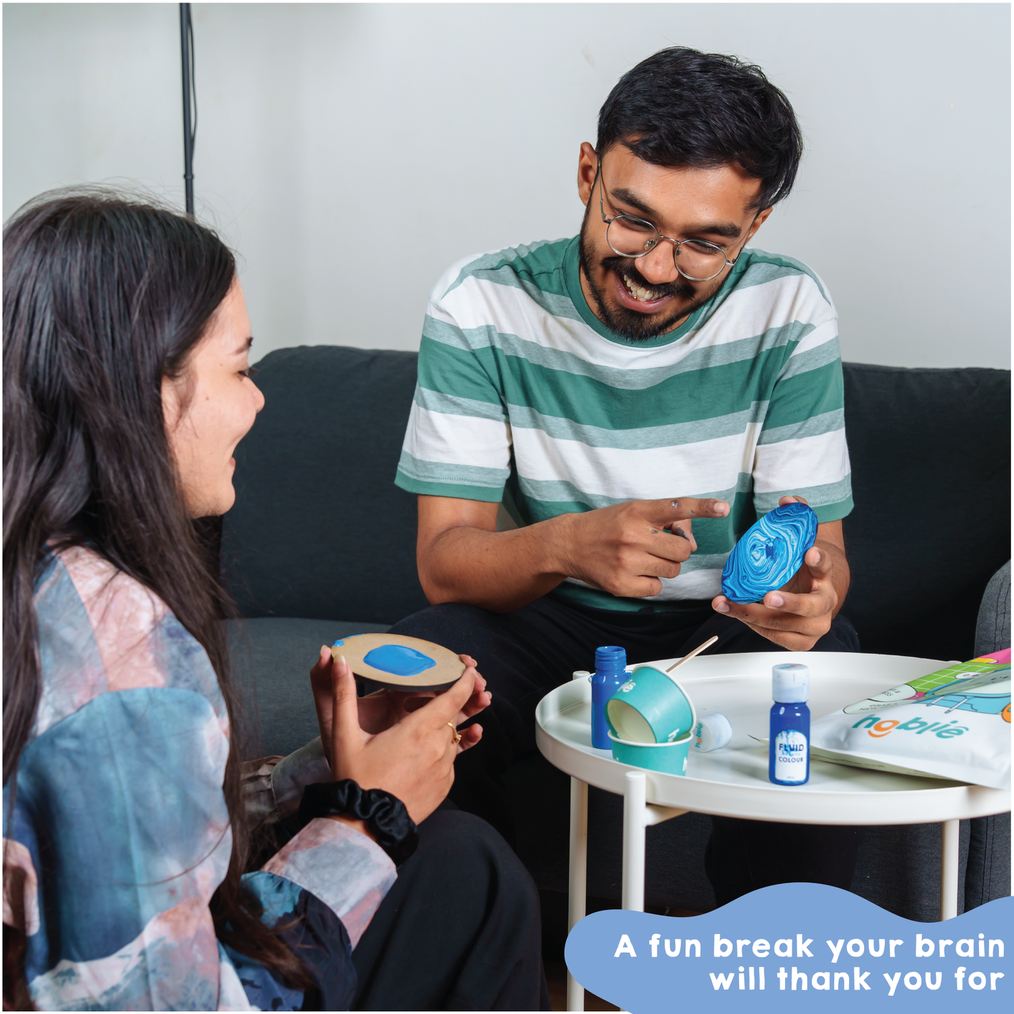 easy fun field DIY craft and a fun break for mental health
