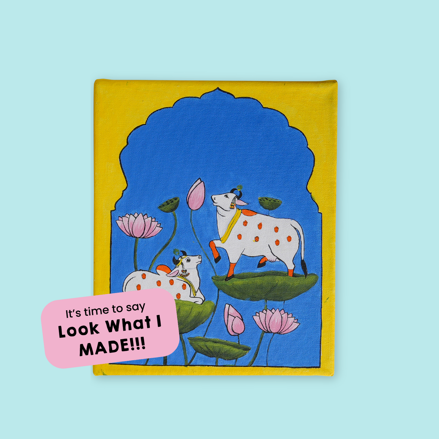 home decor pichwai painting made by own with