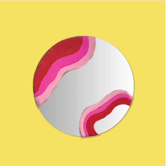 Round It Up | DIY Aesthetic Clay Mirror | hoblie