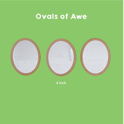 Ovals of Awe | DIY Aesthetic Clay Mirror | hoblie
