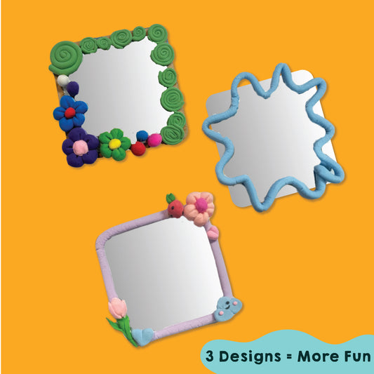 Cute Little Corners | DIY Aesthetic Clay Mirror | hoblie