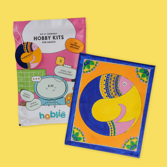 Madhubani art | DIY painting kit for adults – hoblie