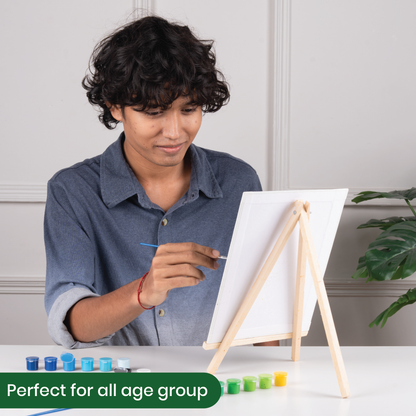 forest themed canvas painting kit best for non-artisans