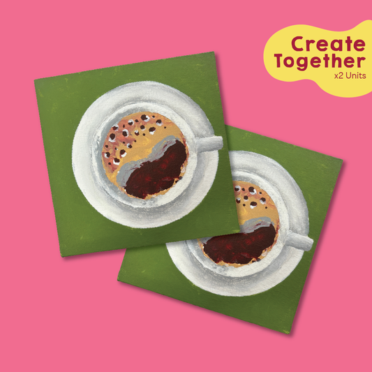 Coffee-Inspired Art for Cozy Connections | Hoblie Sensory Painting Kit