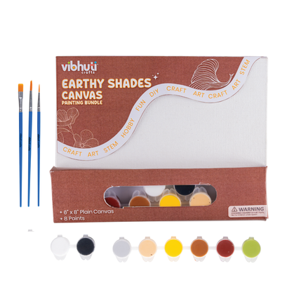 painting kit with curated paints inspired by earth 