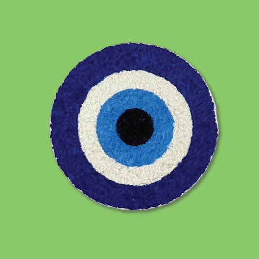 Evil Eye for Vibe-Guarding Decor | Hoblie Mesh Art Kit