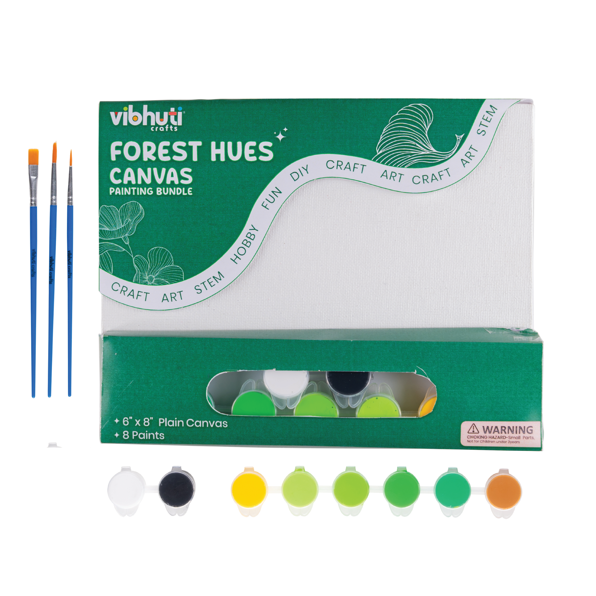 6*8" Canvas painting kit for adults 