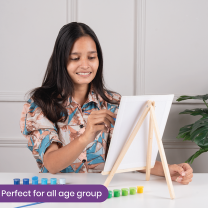 painting kit with lavender inspired shades for beginners, teens and adults. 