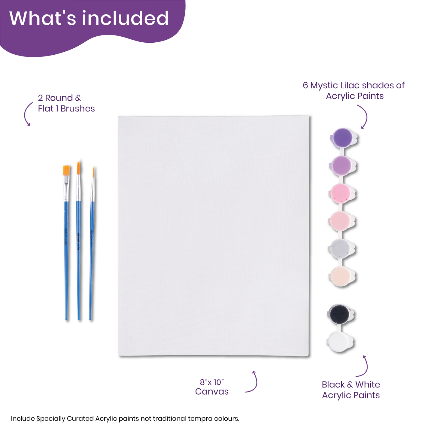 DIY painting kit for adults with all required material included for beginners, adults, and hobbyist