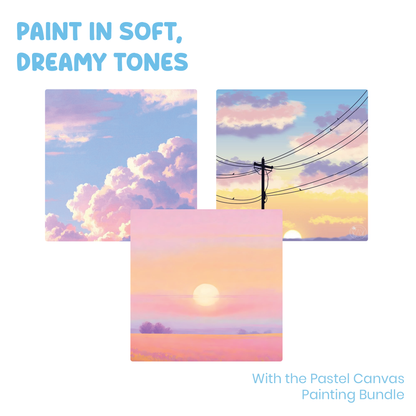 references for the pastel painting kit 